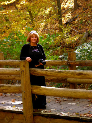 Gail at the Seven Bridges