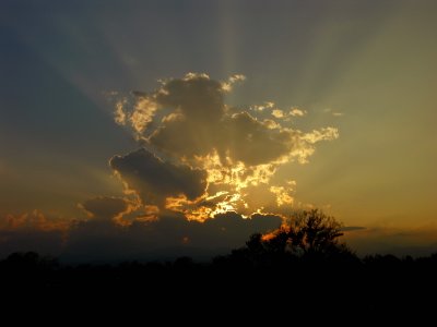 Sunset Over the Rockies