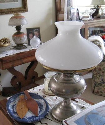 Two more oil lamps (convereted to electric)