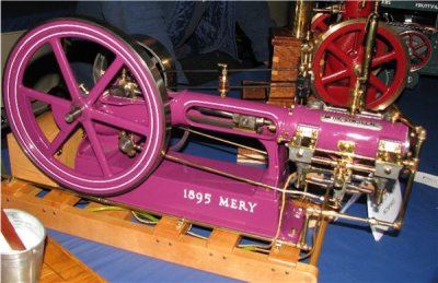 (12)  Bob Kipp's pristine Mery engine