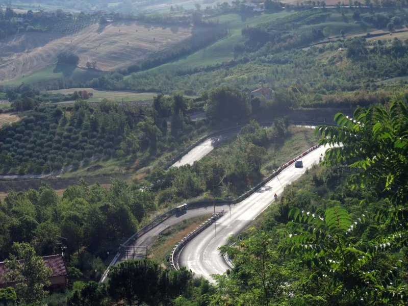 una strada che sale