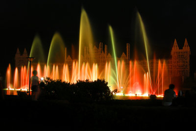 Kangwon Land hotel music fountain