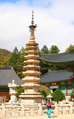 Woljeongsa temple - Pagoda (National Treasure #48)