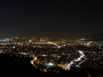 Seoul from the top of Namsan