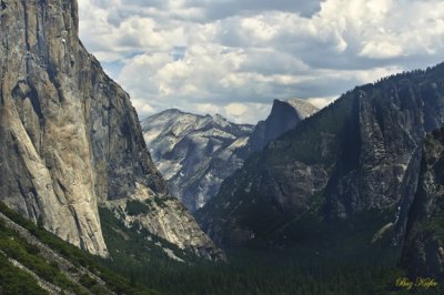 The Base of El Cap and Half Dome