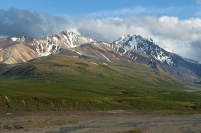 Peaks in the Alaska Range - Denali National Park