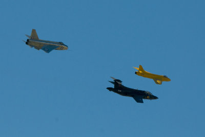 Hunter, Buccaneer and Lightning