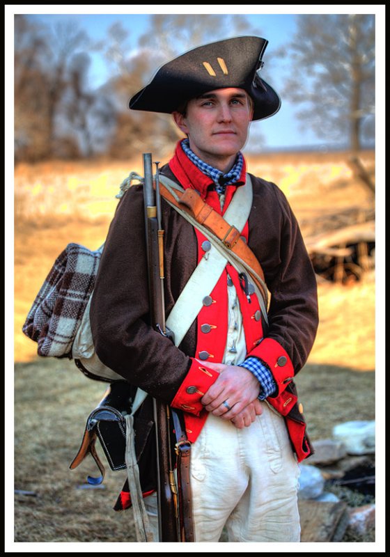 Revolutionary War Soldier played by Park Service Official