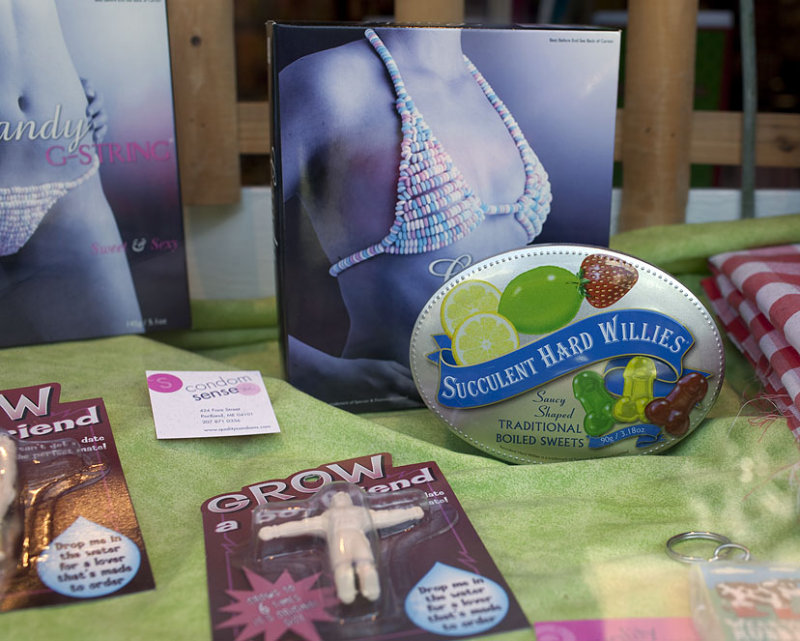 A Surprise in the  Condom Sense Shop Window