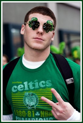 Celtic Fan at St. Pats Scranton Parade