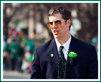 2009: Doing Crowd Control at the St. Pats Parade