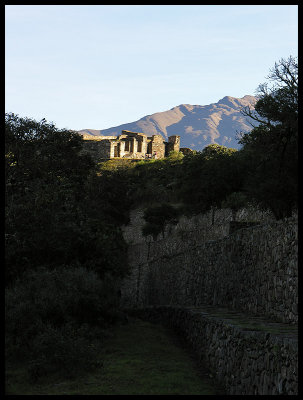 Choquequirao at sunset
