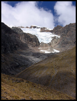 Glacier on Nevado Padreyoc