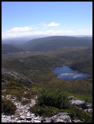 Lake Lilla from the track to Marions Lookout