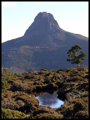 Barn Bluff from Cradle Cirque