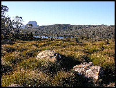 Barn Bluff and Lake Windermere