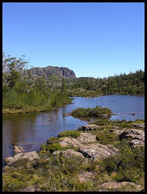 Walled Mountain and Lake Cyane