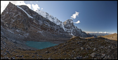 Looking back towards Gangla Karchung