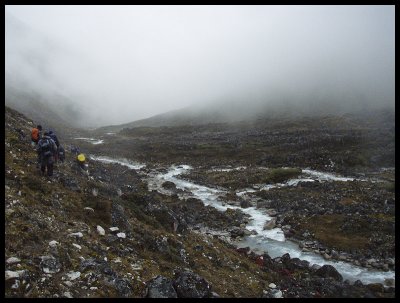 Fog and rain descends 1