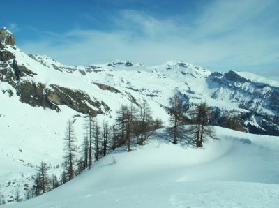 Pierrier des Rousses (vue du sommet du Podasson 2187m)