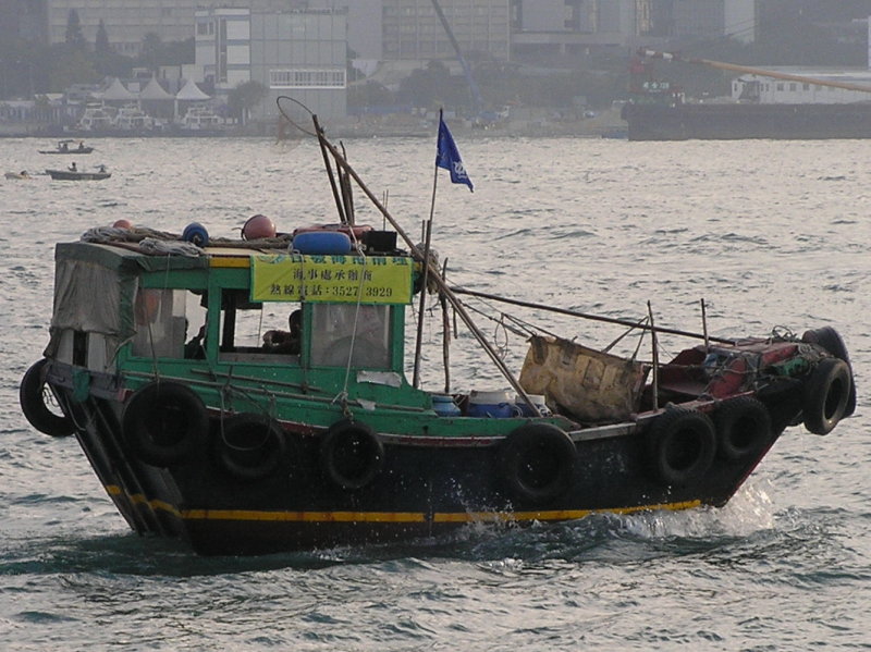 Small junk in Victoria Habour