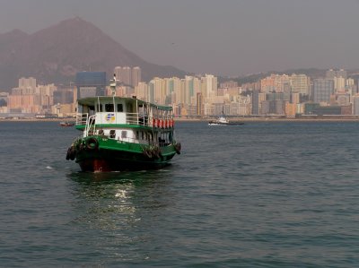 Ferry arriving at North Point Pier