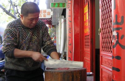 Street butcher