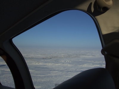 Climbing out of Iqaluit