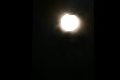 Solar eclipse The beginning
