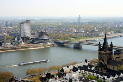 Cologne City view from Church