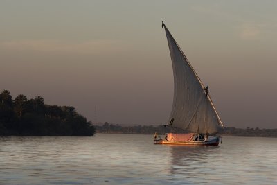 Nile, sunset