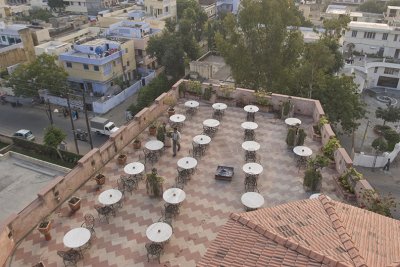 Jaipur Inn, rooftop