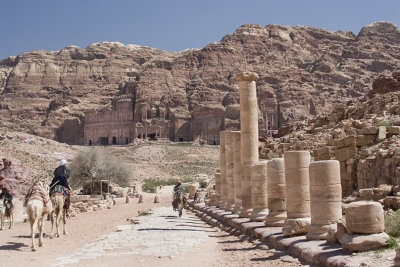 Petra, road to Royal Tombs