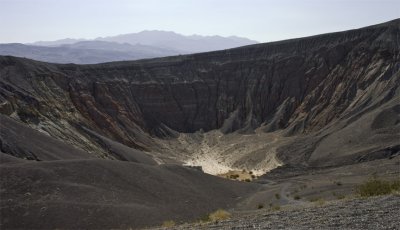 death valley, crater