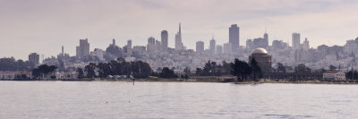 panorama, san francisco skyline