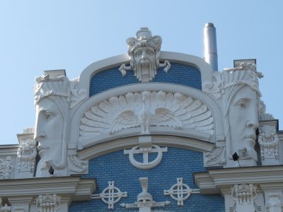 House under masks