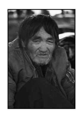 Homeless man, Akihabara, Tokyo