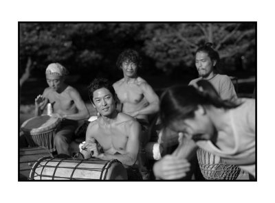 Drummers and dancer, Yoyogi Park, Tokyo