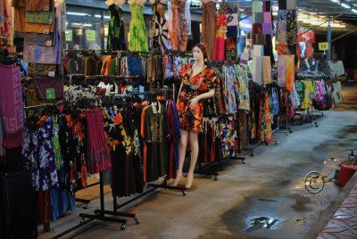 Shops along Jalan Pantai Tengah, Langkawi