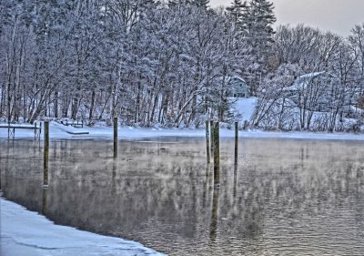 The Lake at  -10 degrees