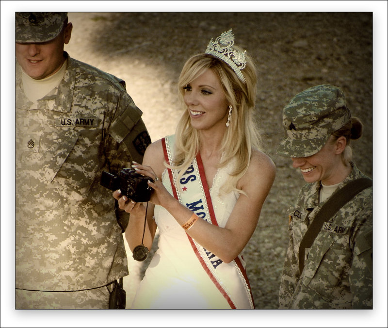 Miss Montana Meets The U.S. Army
