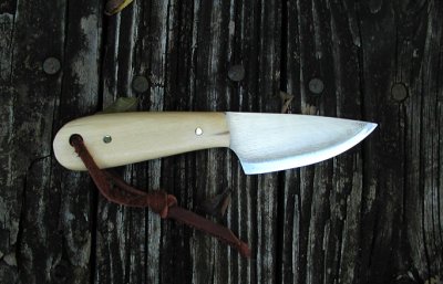 Dogwood  and O1 steel Knife