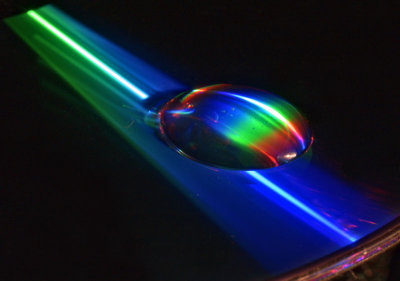 Water Droplet On Disc 2