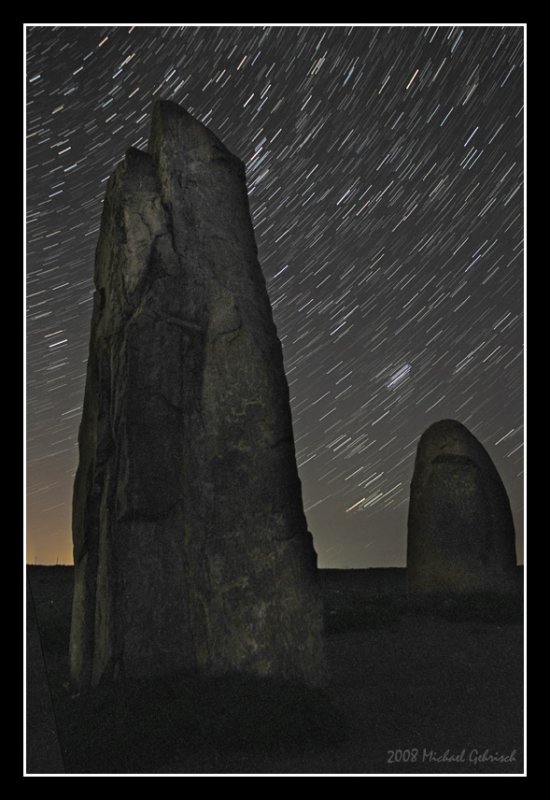 Startrails at Ales stenar