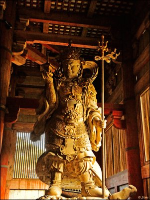 Inside Todai-ji Temple