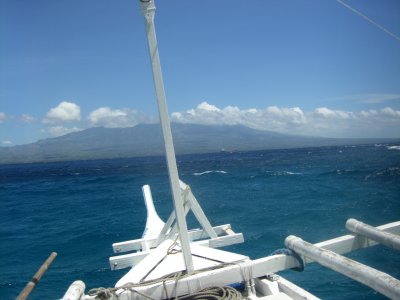 view from Apo Island