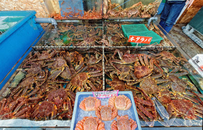 Open Seafood Market in the Hakodate Bay Area
