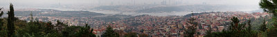 Panoramic View of Istanbul from Camlica Hill