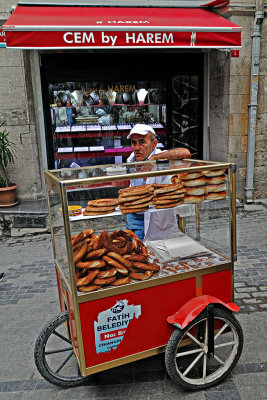 Bread Pushcart Seller