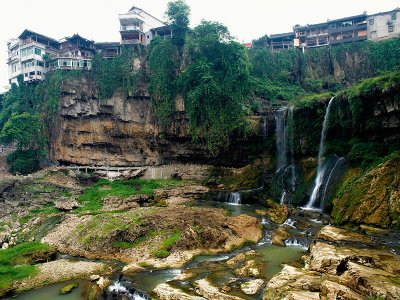Furong Ancient Town - Waterfall